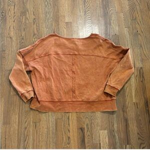 Chic Soul Zinnia Orange Cotton Top